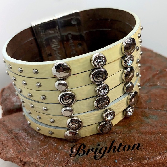 Vintage Brighton Leather Bracelet - Picture 1 of 8